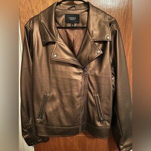 Torrid Copper Moto Jacket Size 3